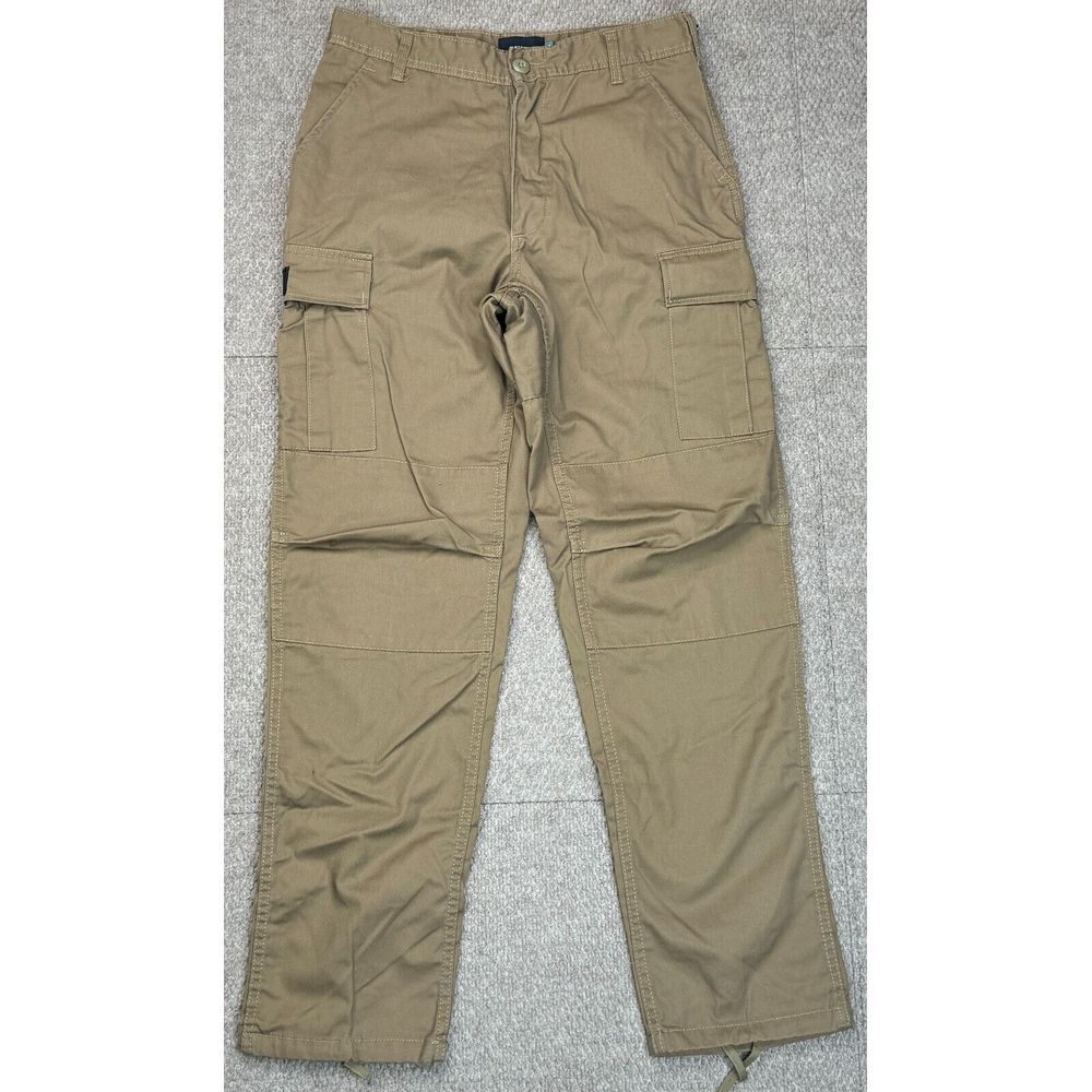 Artform Rothco B.D.U. Men's Brown Adjustable Waist Cargo Pants Size Small‎